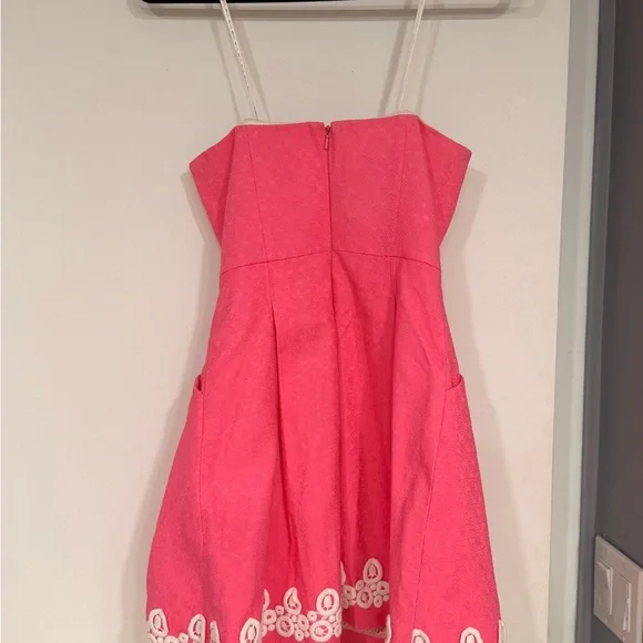 Lilly Pulitzer Pink Strapless Dress - Picture 2 of 3